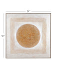 Central Canvas Art - Beige