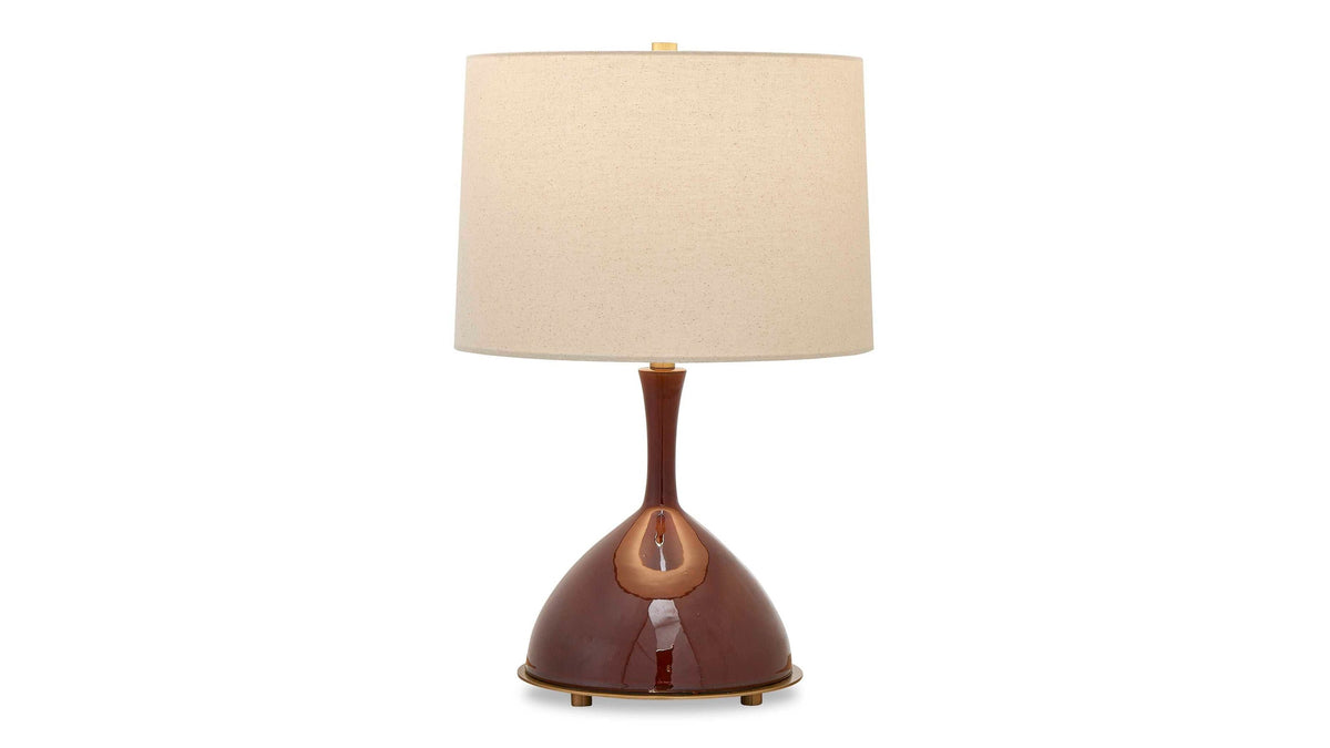 Colette - Table Lamp - Burgundy