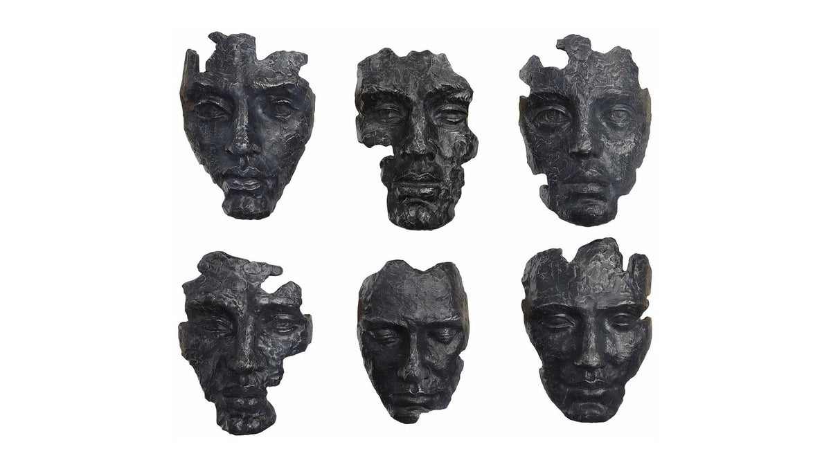 Self-Portrait - Metallic Wall Decor Set of 6