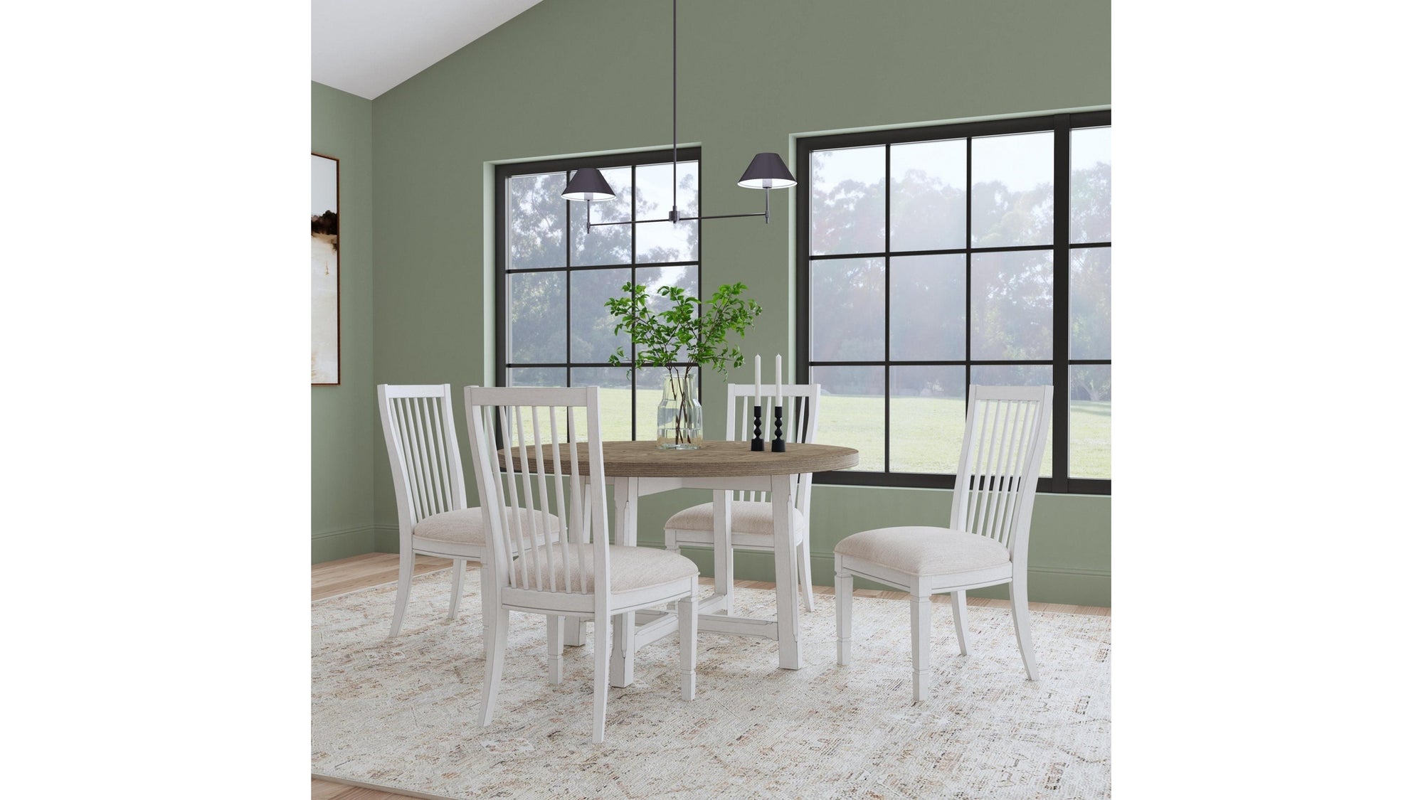 Melody - Round Dining Table - White