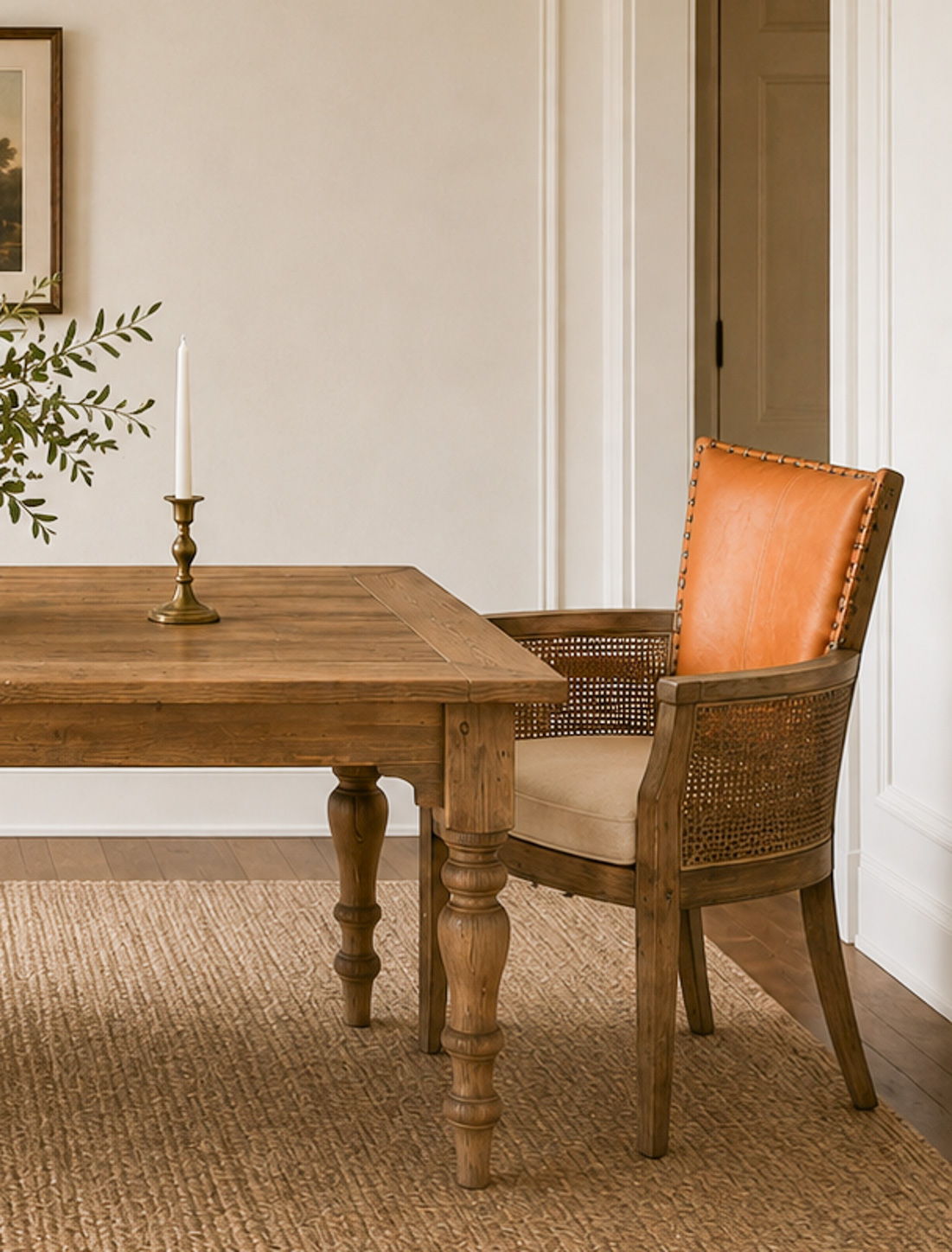 Percy - Dining Table - Light Brown