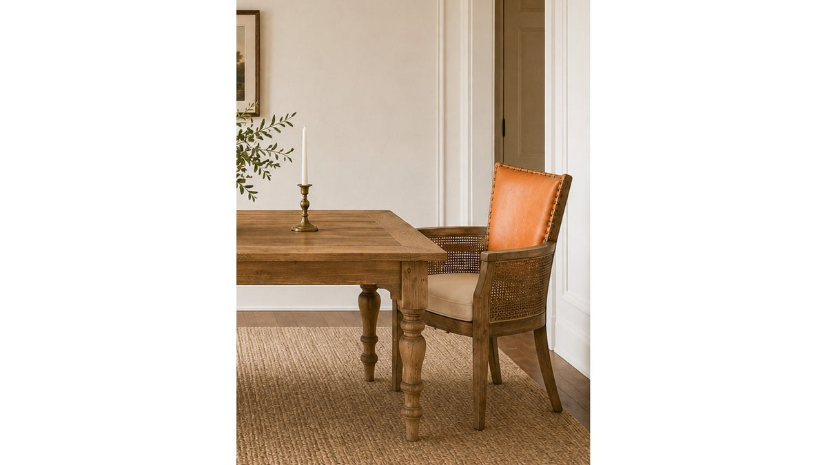 Percy - Dining Table - Light Brown