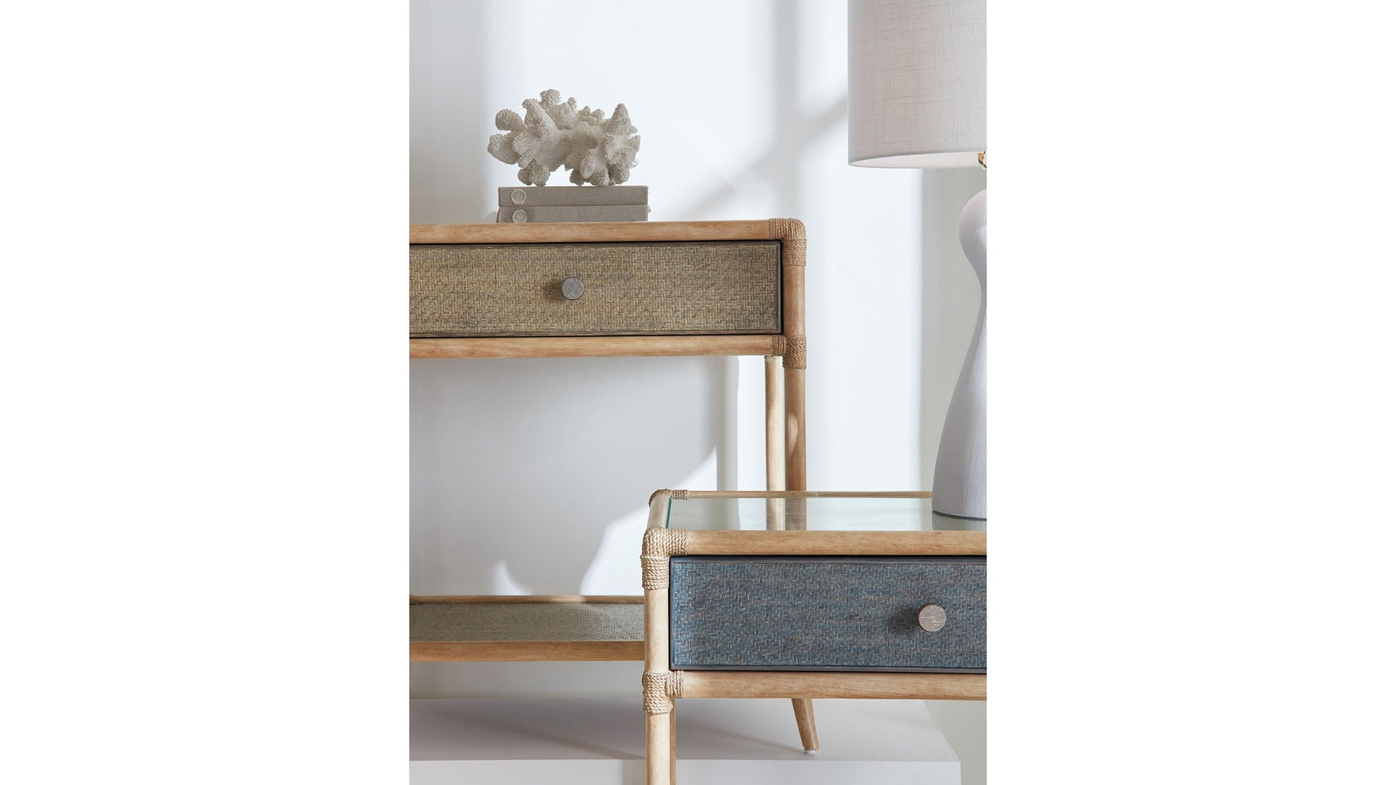 Retreat - Pole Rattan Bedside Table