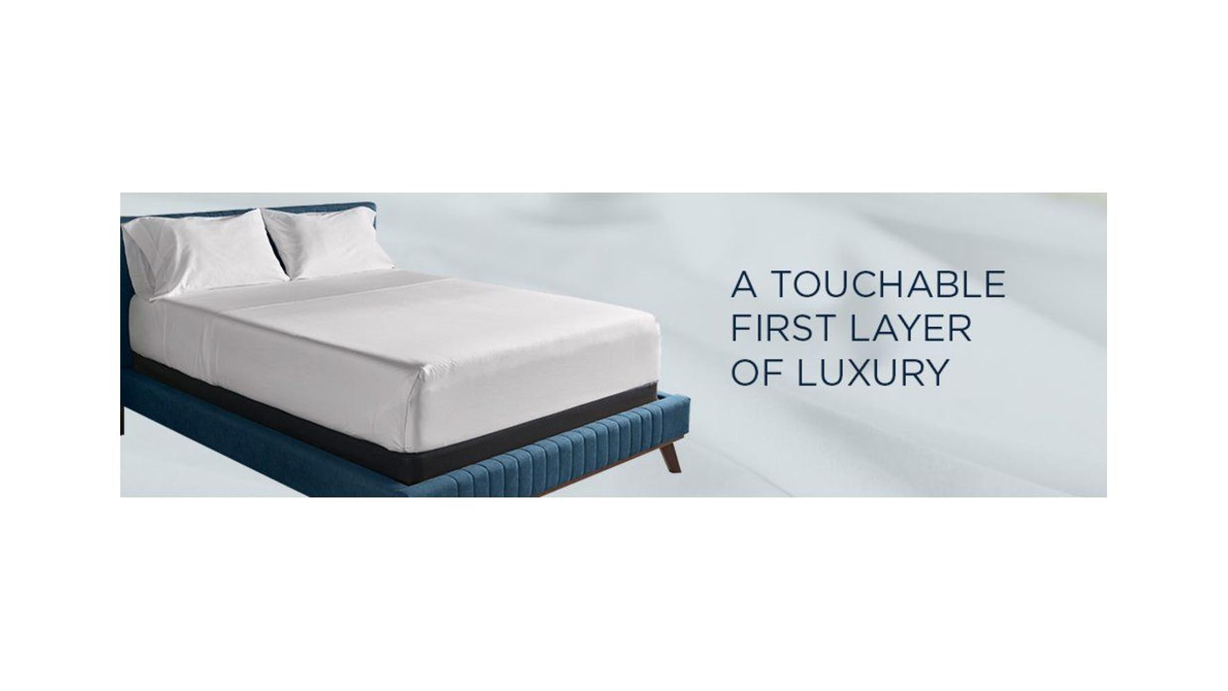 Linens - Tempur Luxe Egyptian Cotton Sheet Set - Silver Mist