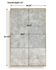Rally - Oversized Antiqued Mirror - Brass / Gold