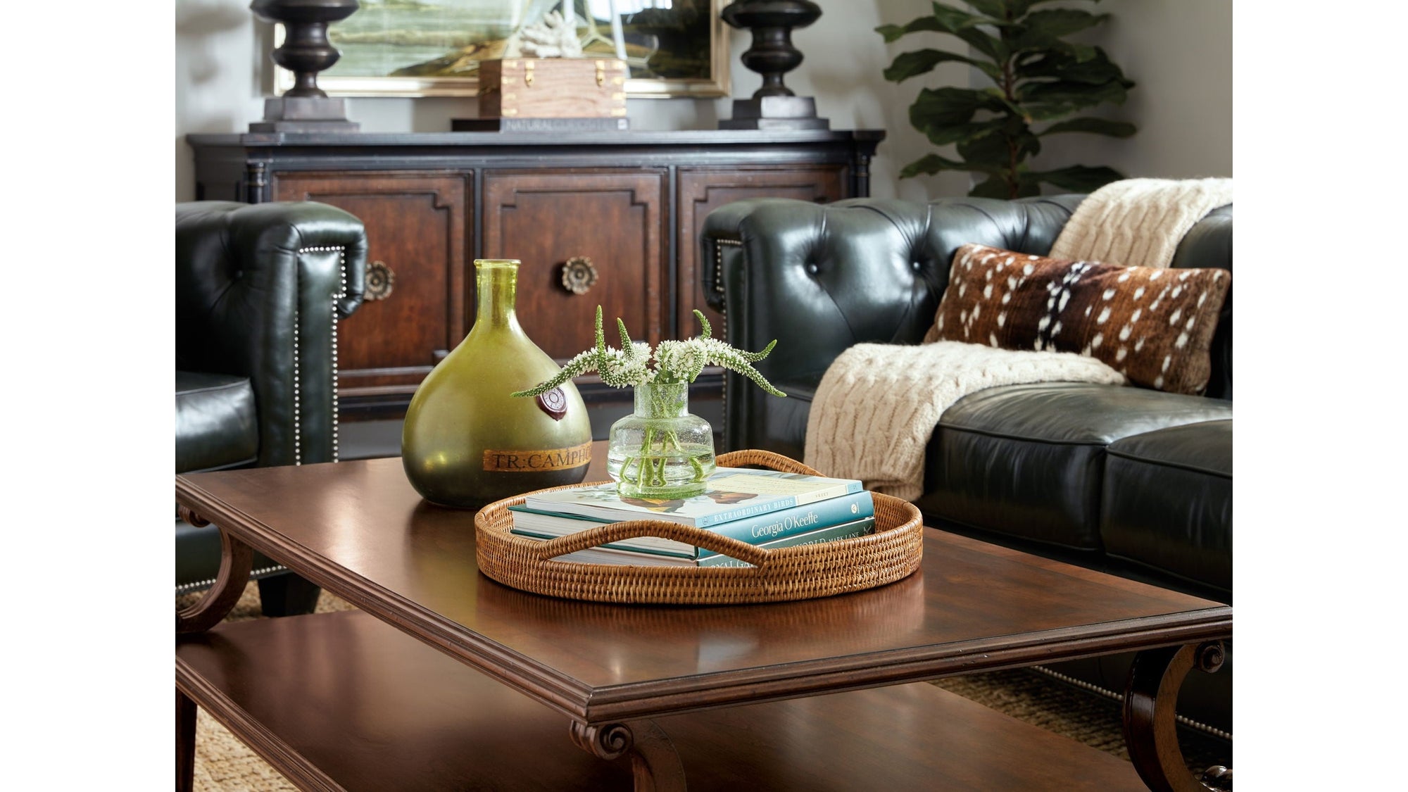 Charleston - Rectangle Cocktail Table - Brown, Dark