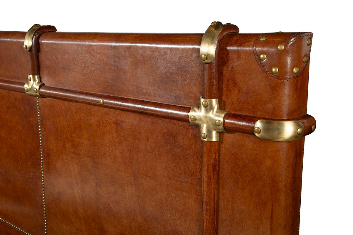 Gentlemen's - King Bed - Dark Brown