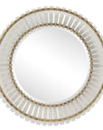 Denali - Textured Glass Round Mirror