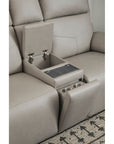 Vernon - Power Reclining Loveseat With Console, Power Headrests, Lumbar, Heat & Massage