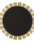 Toluca - Round Mirror - Brass
