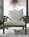 Wills - Contemporary Accent Chair - Beige