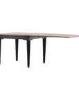 Elaine - Extension Dining Table - Black / Light Brown