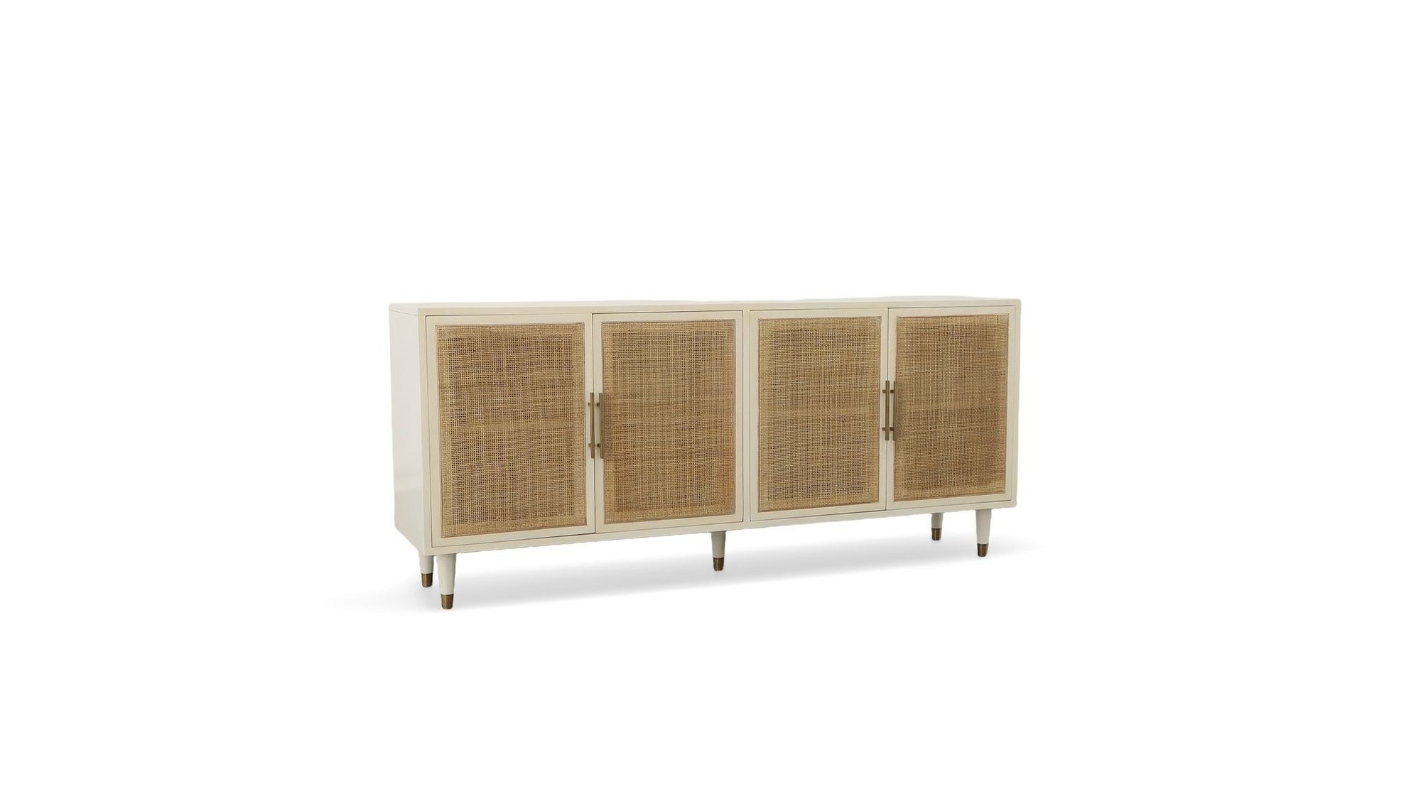 Nassau - Caned Buffet - Light Brown / White