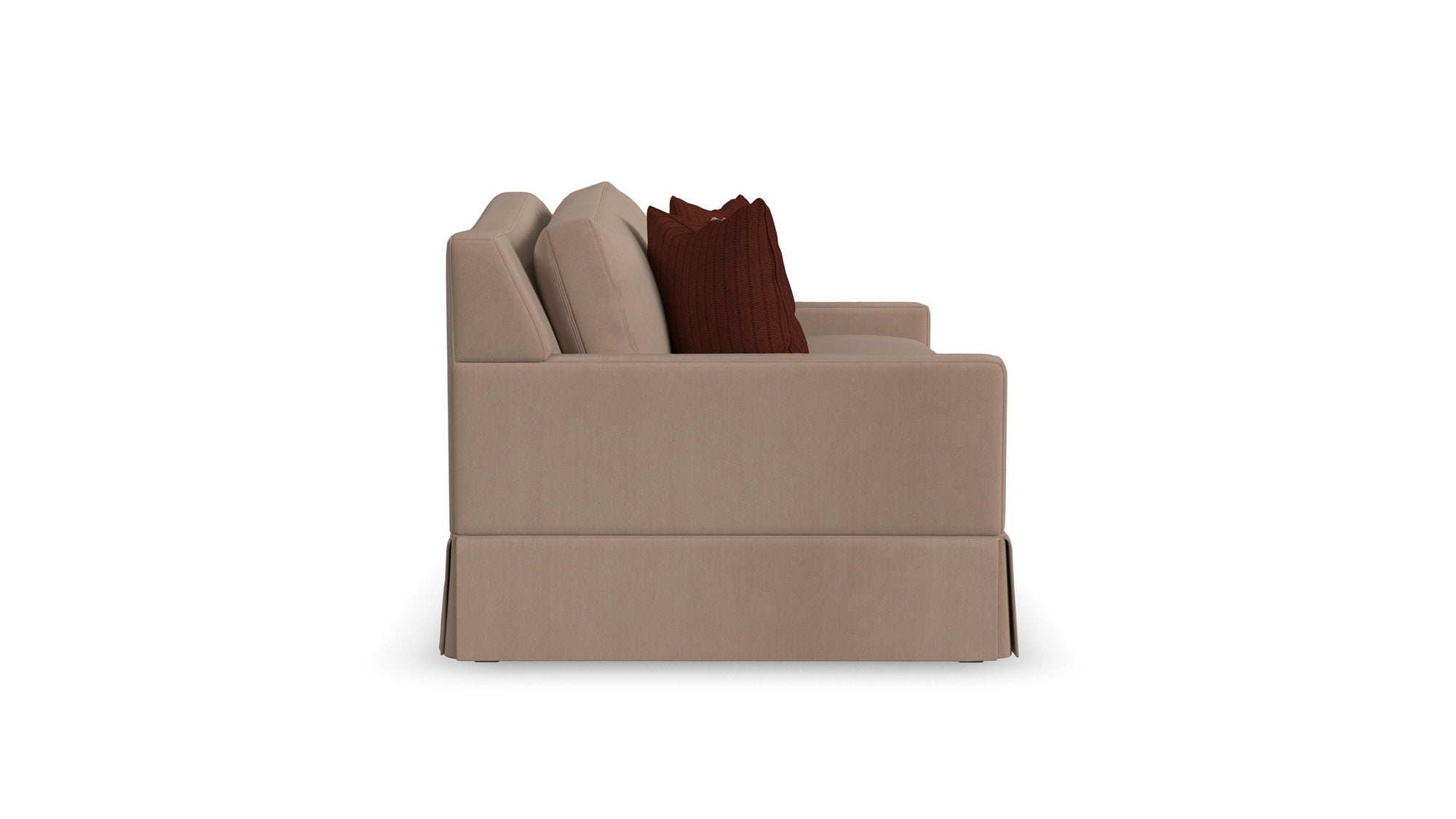 Lottie - Loveseat With Skirt Trim