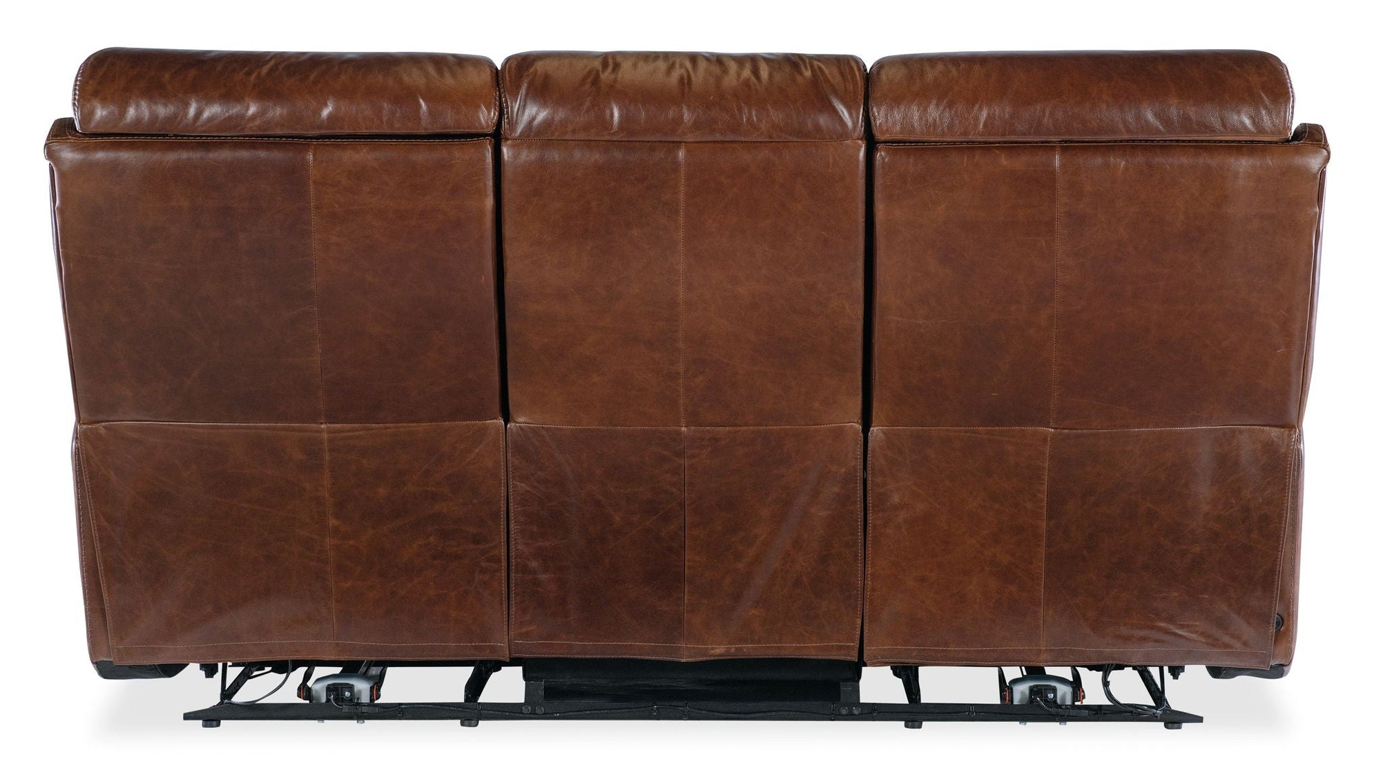 MS - Harlan Zero Gravity Power Sofa With Power Headrest - Dark Brown