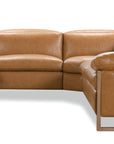 MS - Jericho Five-Piece Power Reclining Sectional - Light Brown