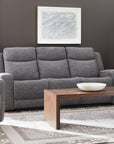 Ridge - Power Reclining Sofa With Power Headrests - Granite