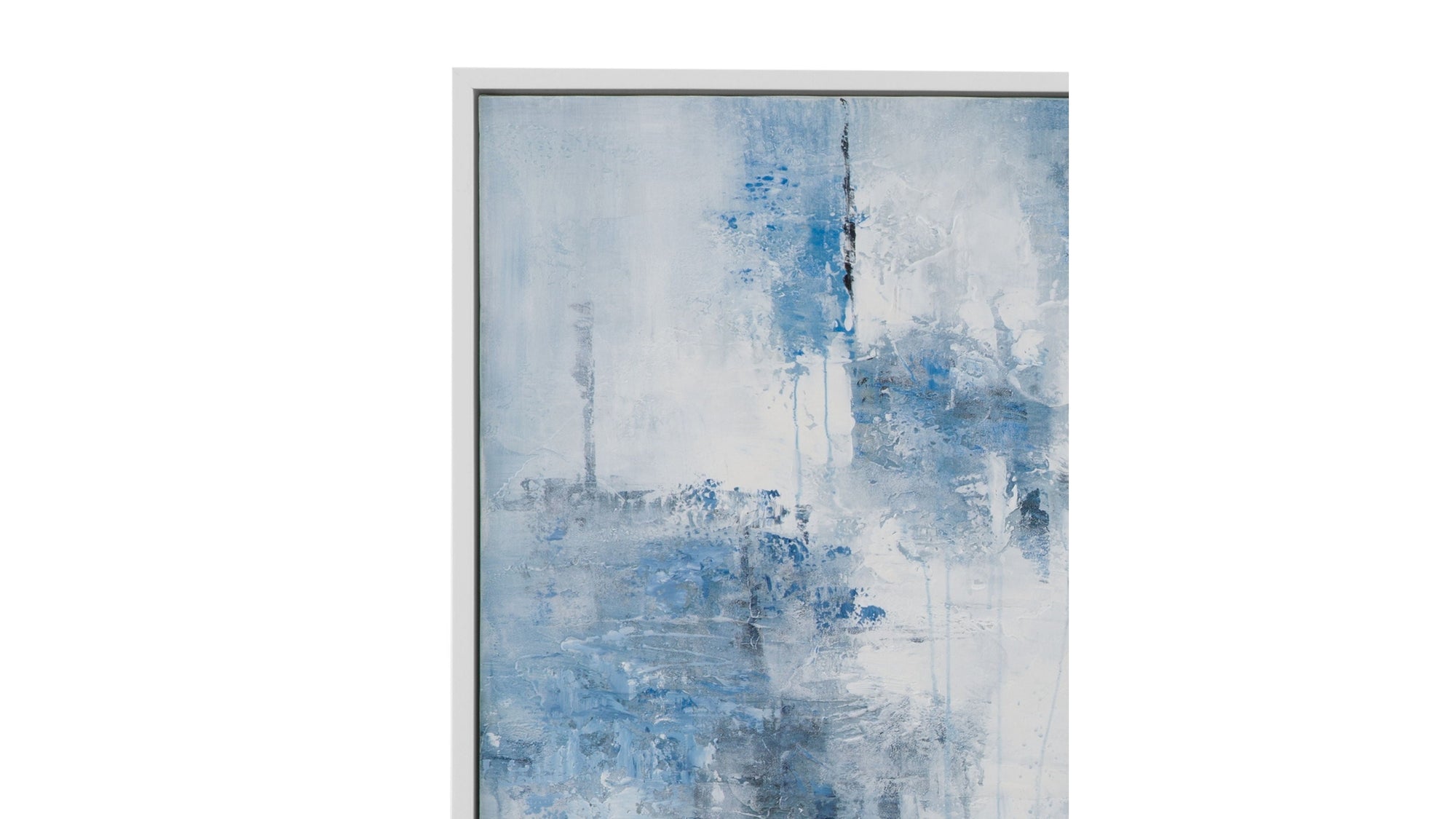 Perdido Framed Canvas - Blue