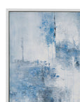 Perdido Framed Canvas - Blue