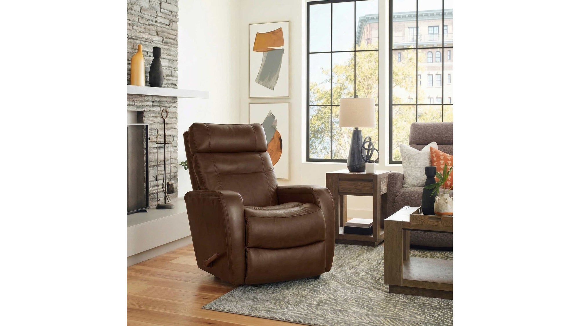 Baron Power Wall Recliner With Power Headrest And Lumbar Support