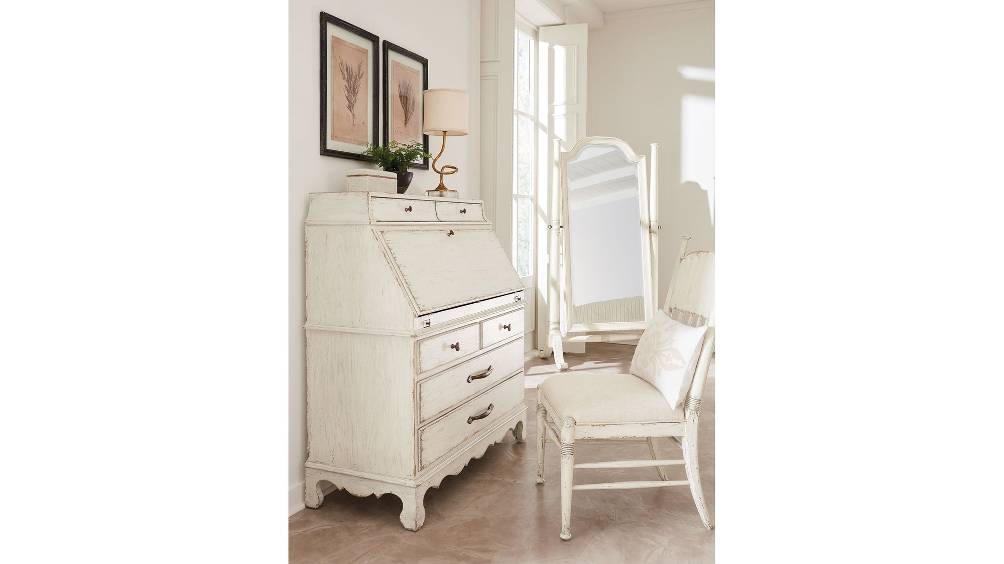 Americana - Upholstered Seat Side Chair Set of 2
