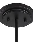 Faiyam - 8 Light Rattan Chandelier - Black