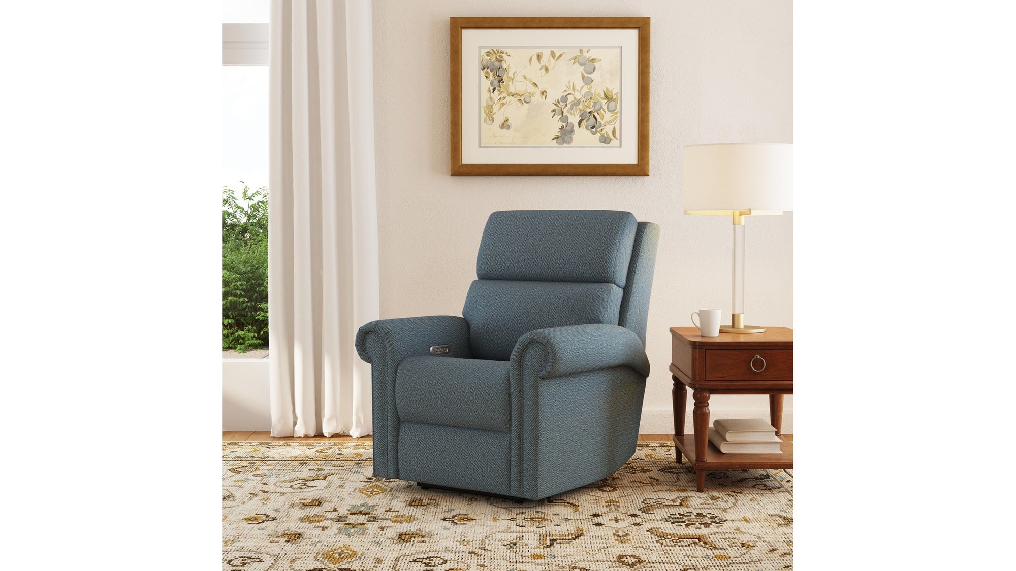 Bernard - Power Recliner With Power Headrest & Lumbar