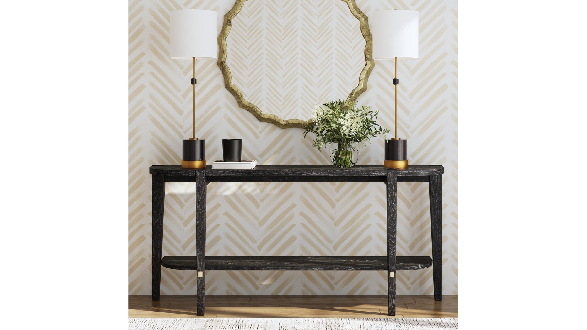 Whitfield - Console Table - Black