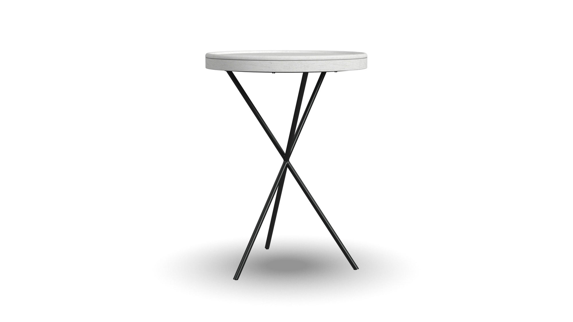 Melody - Chairside Table - White