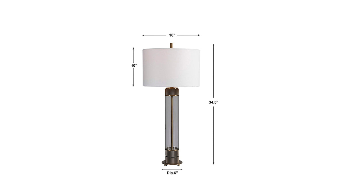 Anmer - Industrial Table Lamp - Light Brown