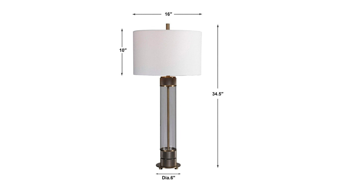 Anmer - Industrial Table Lamp - Light Brown