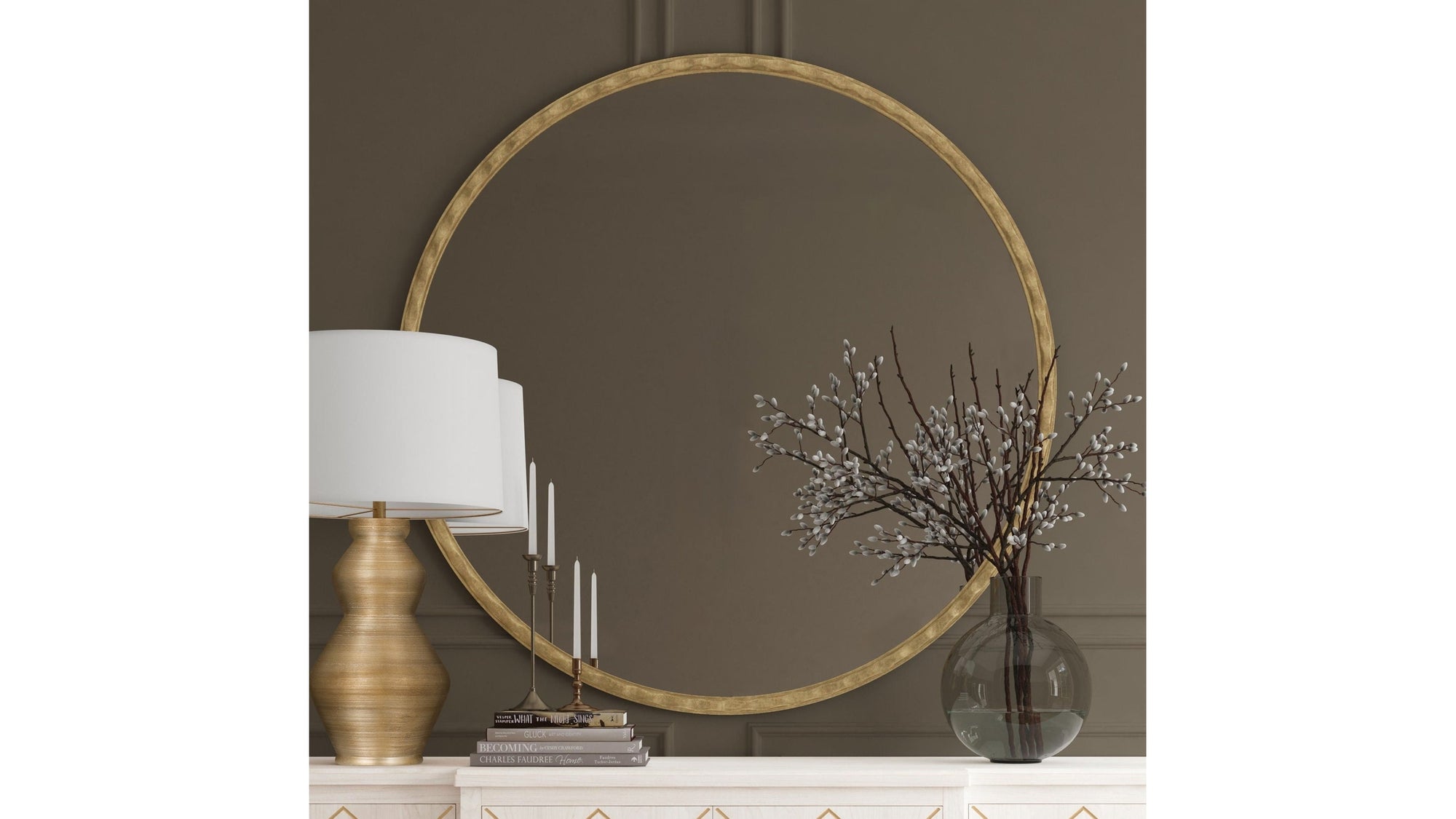 Entralla - Wall Mirror - Gold