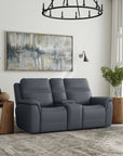 Sawyer - Power Reclining Loveseat With Console, Power Headrests, Lumbar