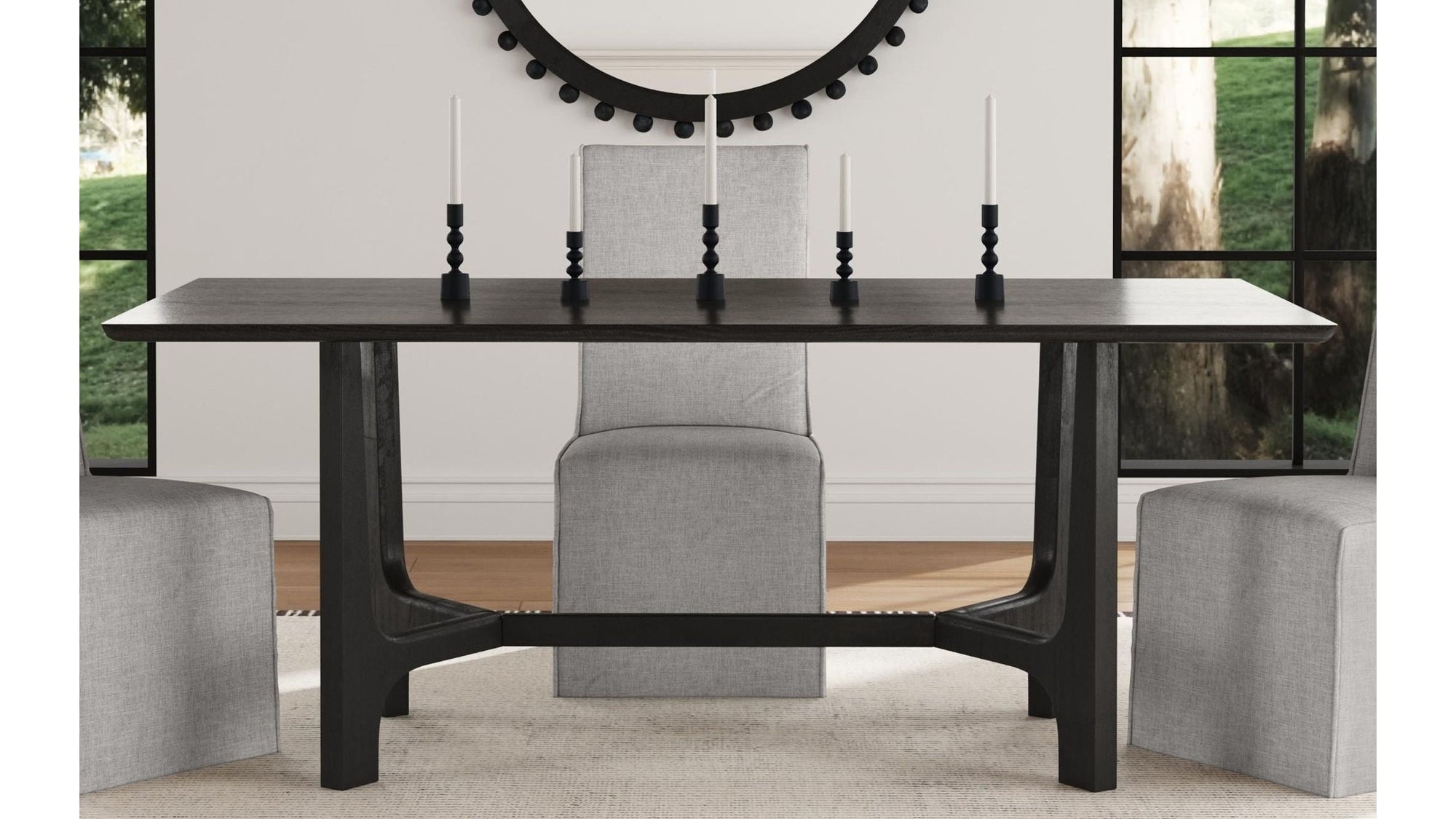 Dunnigan - Dining Table - Black