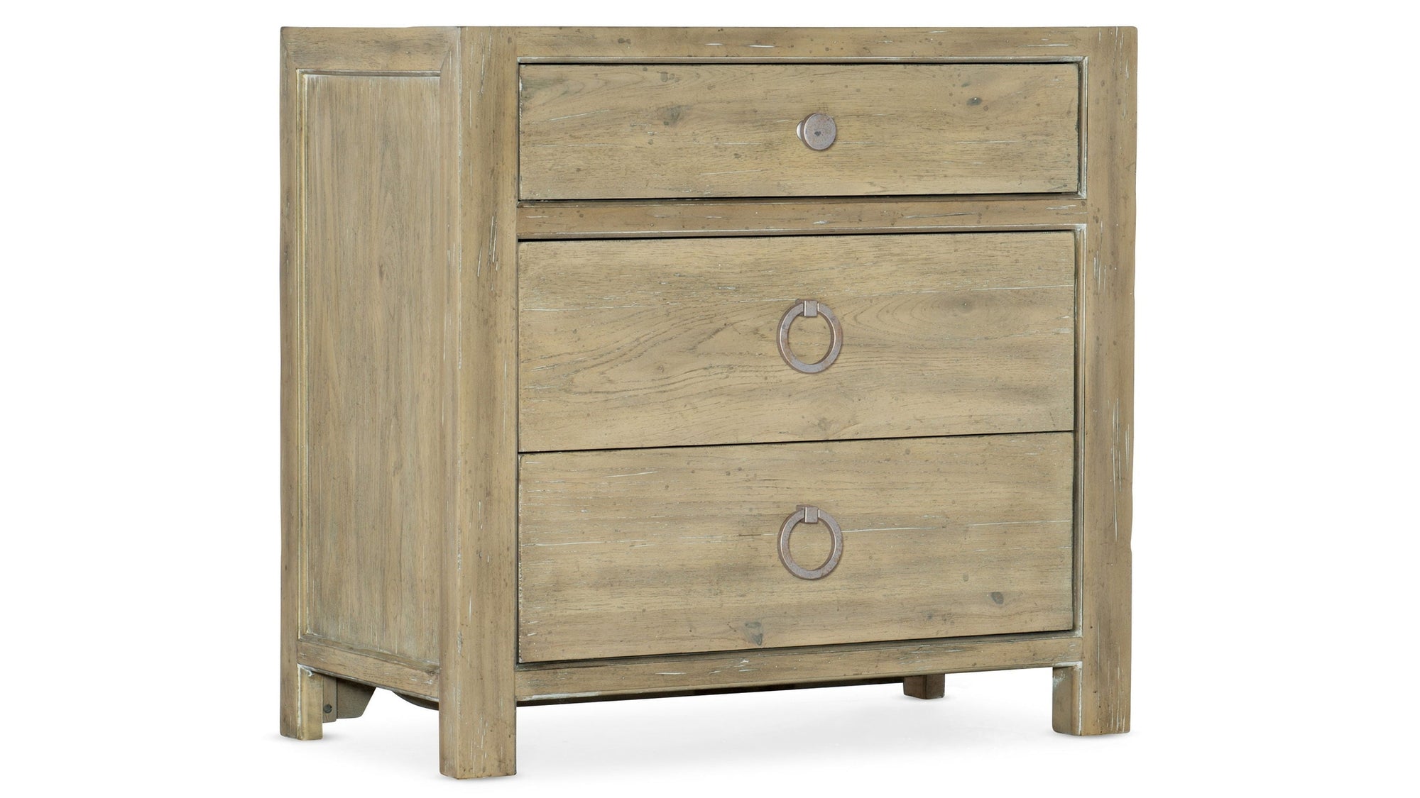 Surfrider - 3-Drawer Nightstand - Light Brown