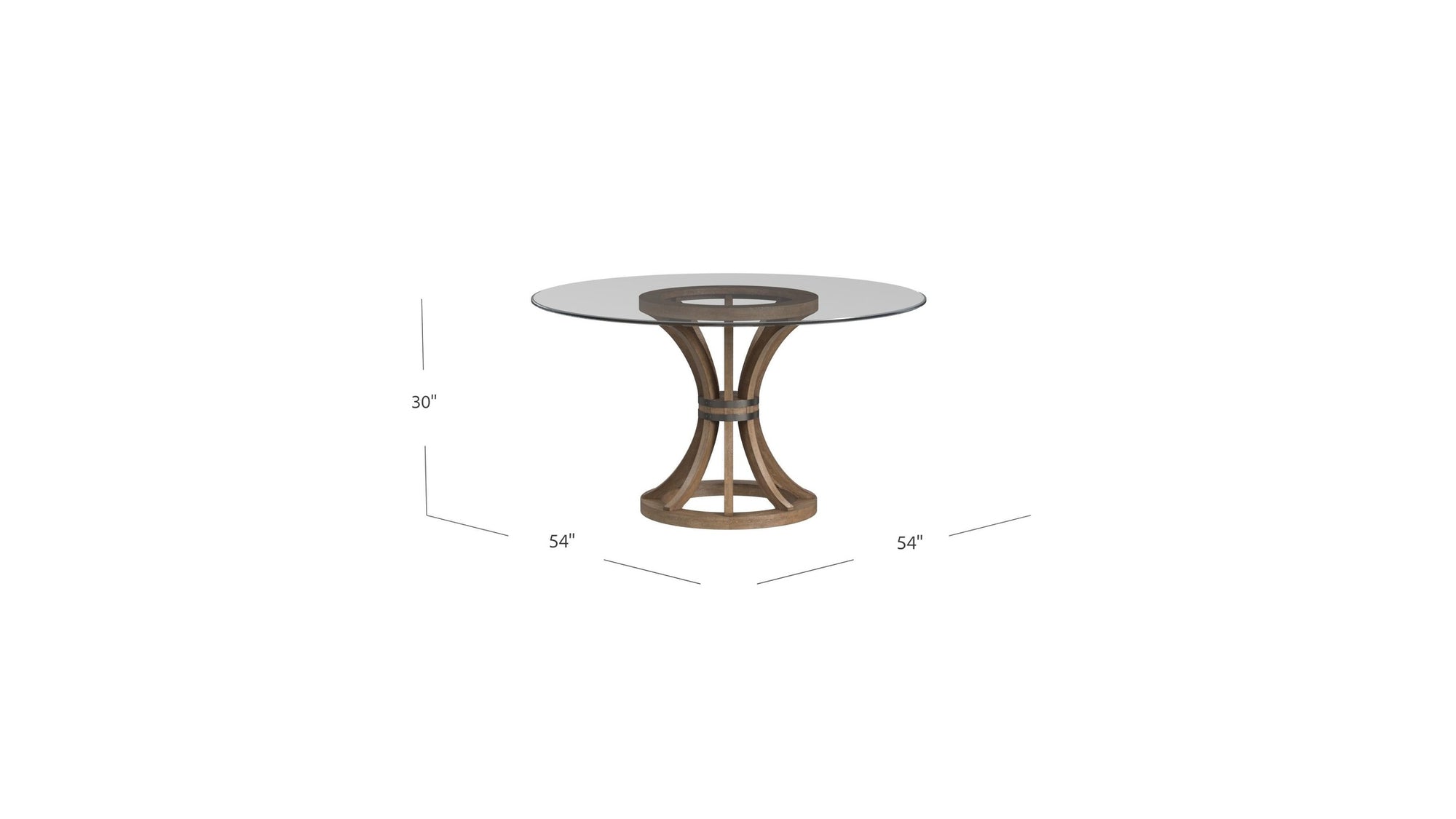 Sheffield - Dining Table - Brown