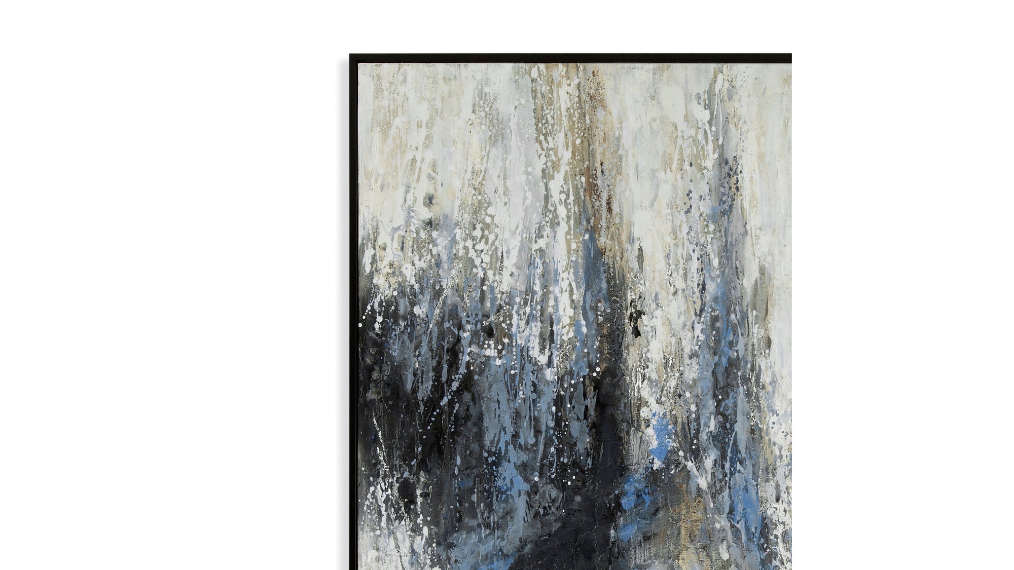 Blue Quiet Canvas Art - Blue