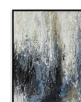 Blue Quiet Canvas Art - Blue