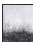 Divided Framed Canvas - Gray / Black