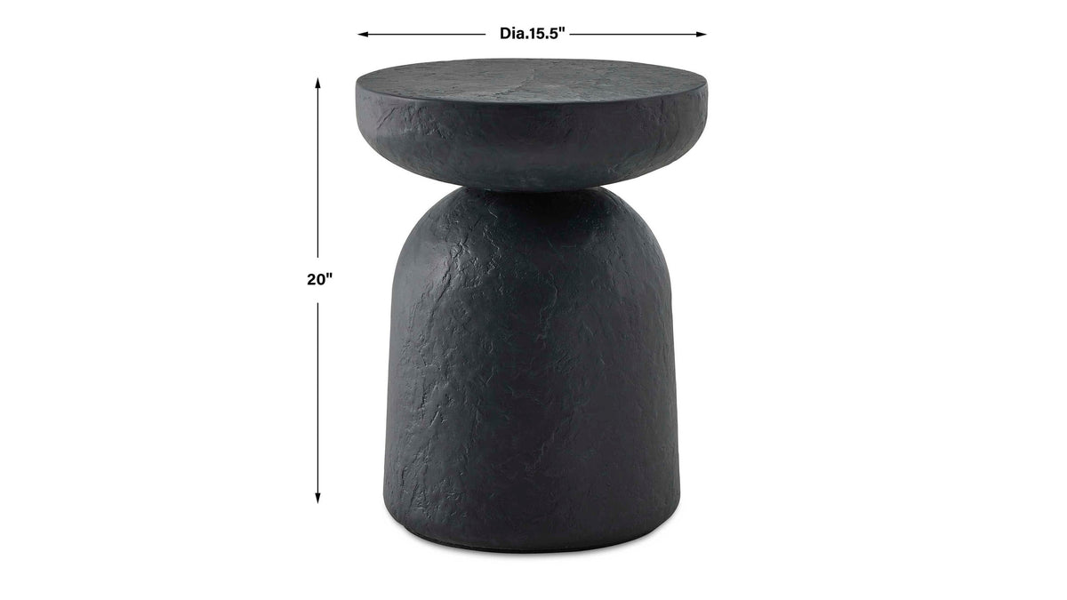 Hurlee - Outdoor Accent Table - Black