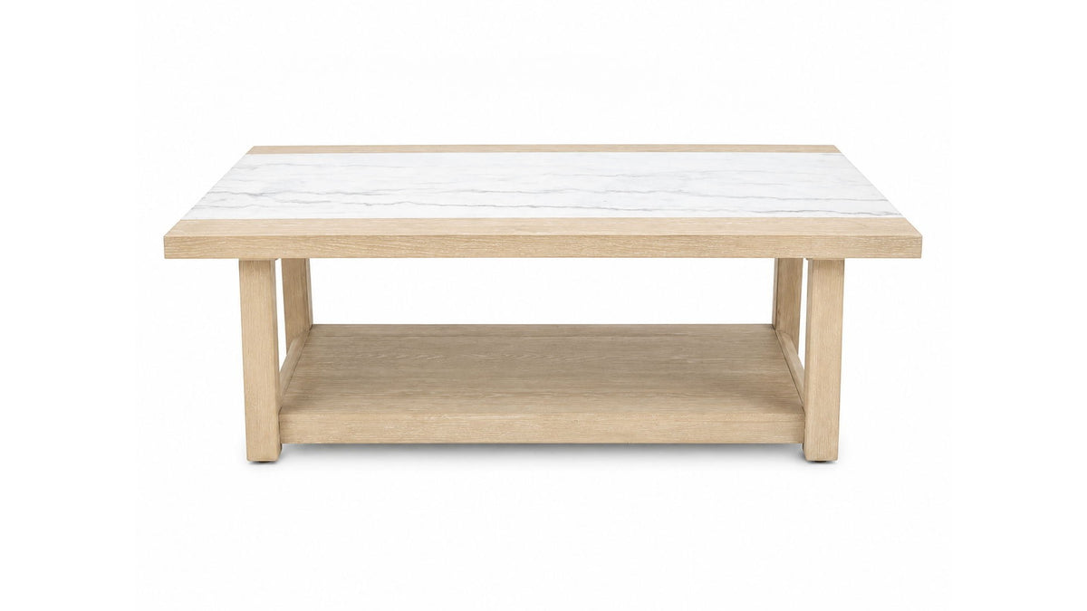Trifecta - Coffee Table - Driftwood Cerused Oak