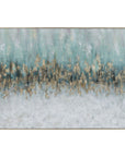 Divide - Hand Painted Art - Blue