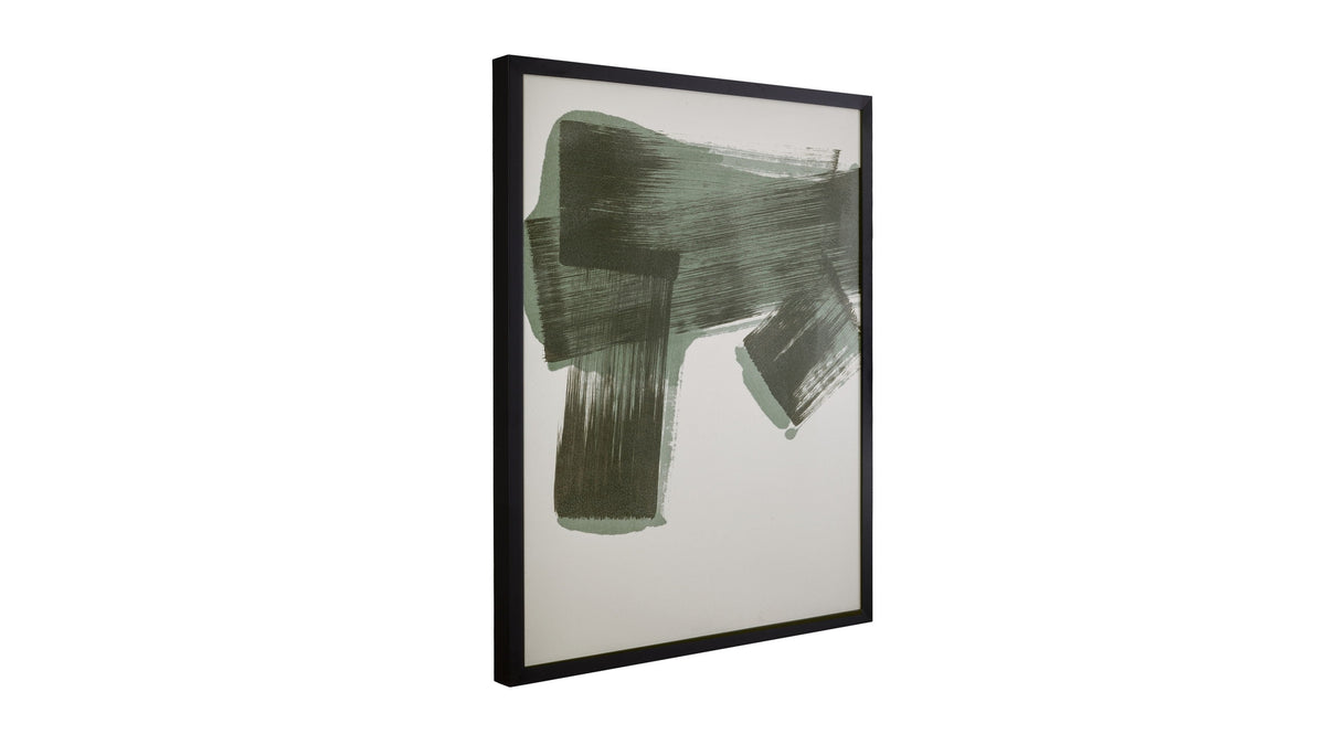 Dynamic Design Framed Print - Black
