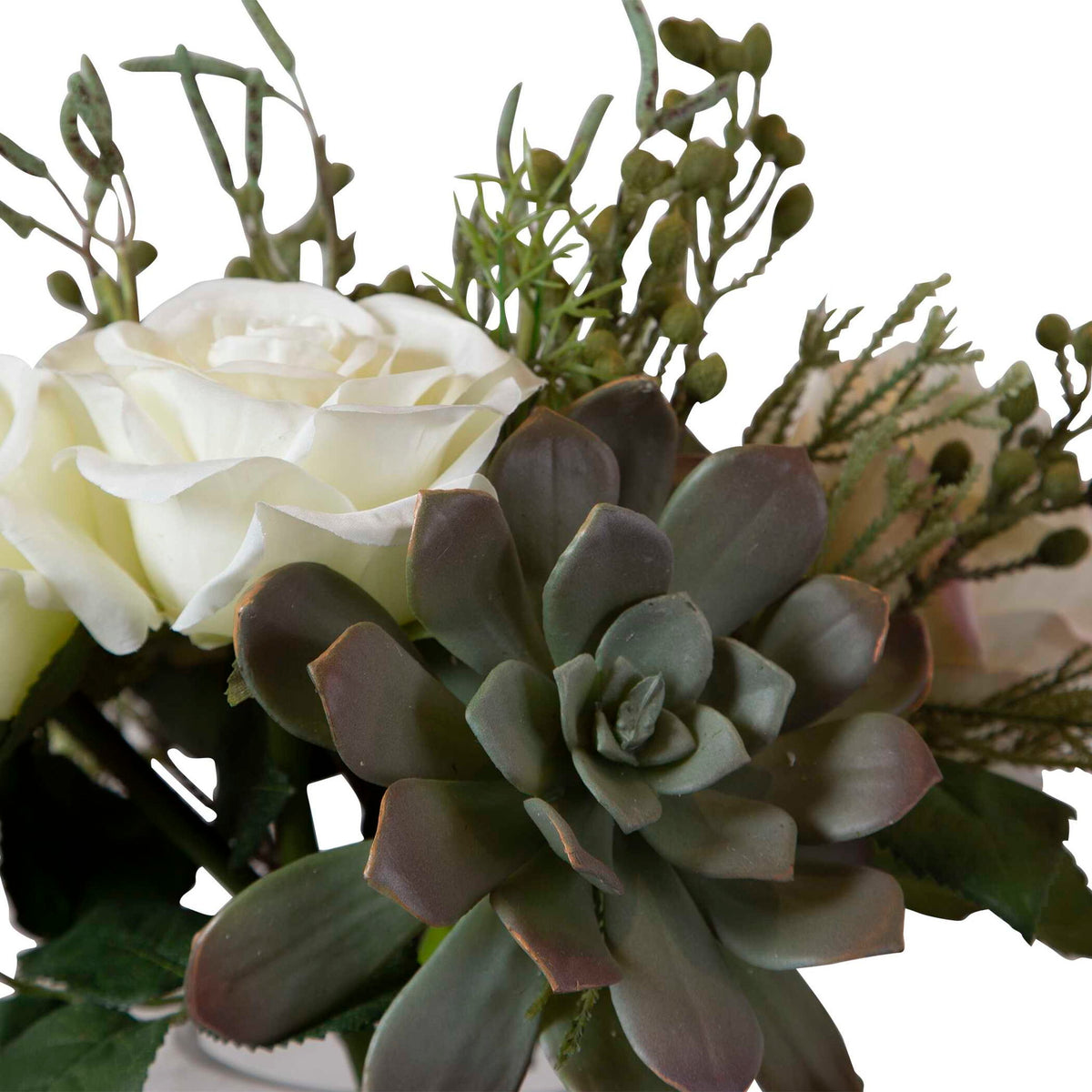 Belmonte - Floral Bouquet &amp; Vase - Green