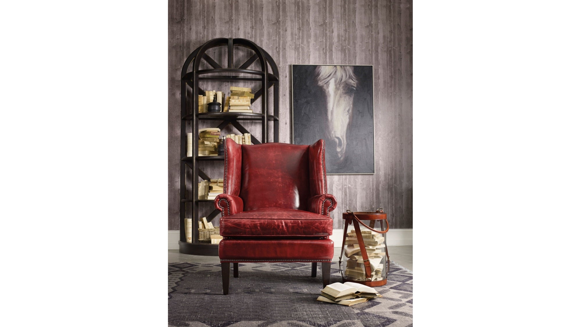 CC - Blakeley Club Chair - Dark Red