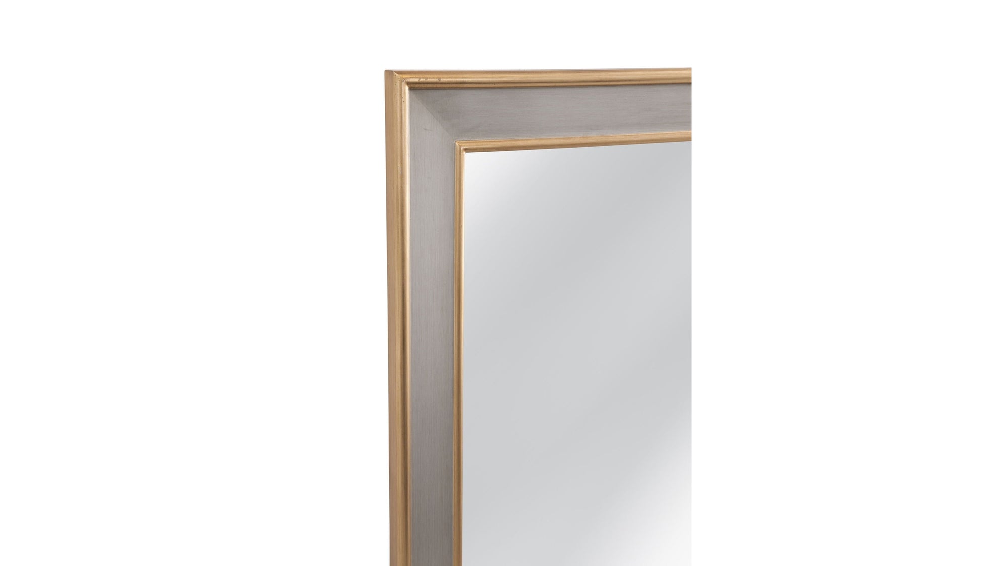 Doubled - Wall Mirror - Pearl Silver