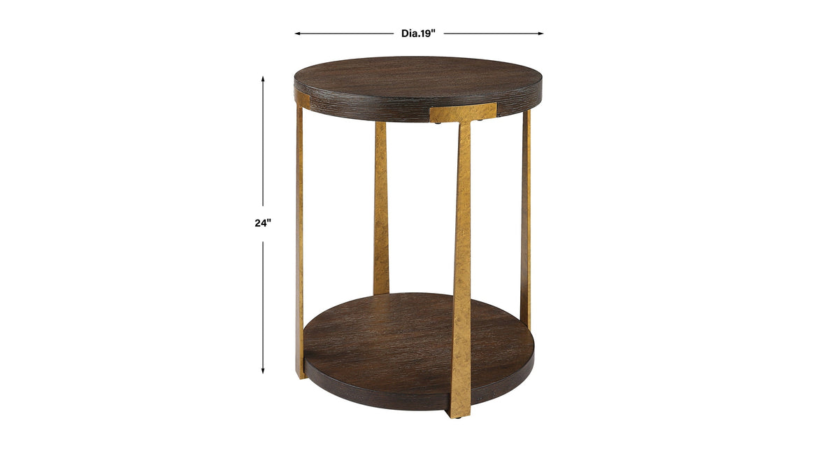Palisade - Round Wood Side Table
