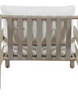 Strapped - Outdoor Lounge Chair - Light Brown / Light Gray