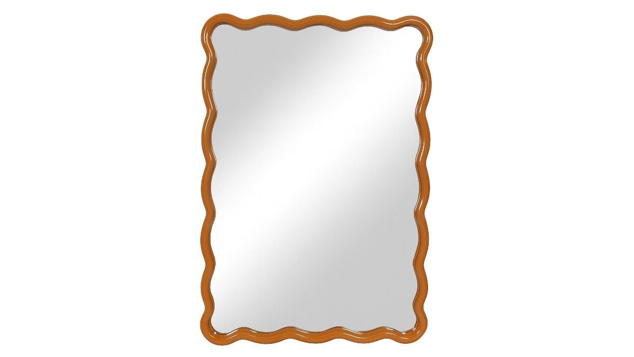 Camellia - Caramel Wall Mirror - Caramel Lacquer