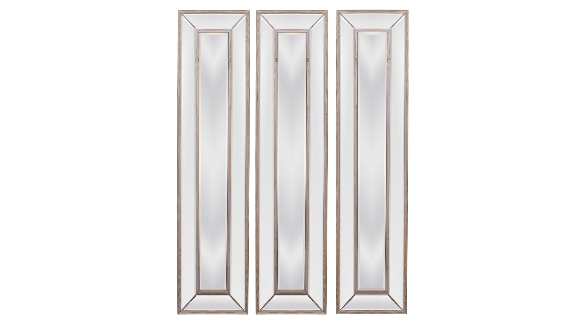 Pompano - Floor Mirror - Light Brown